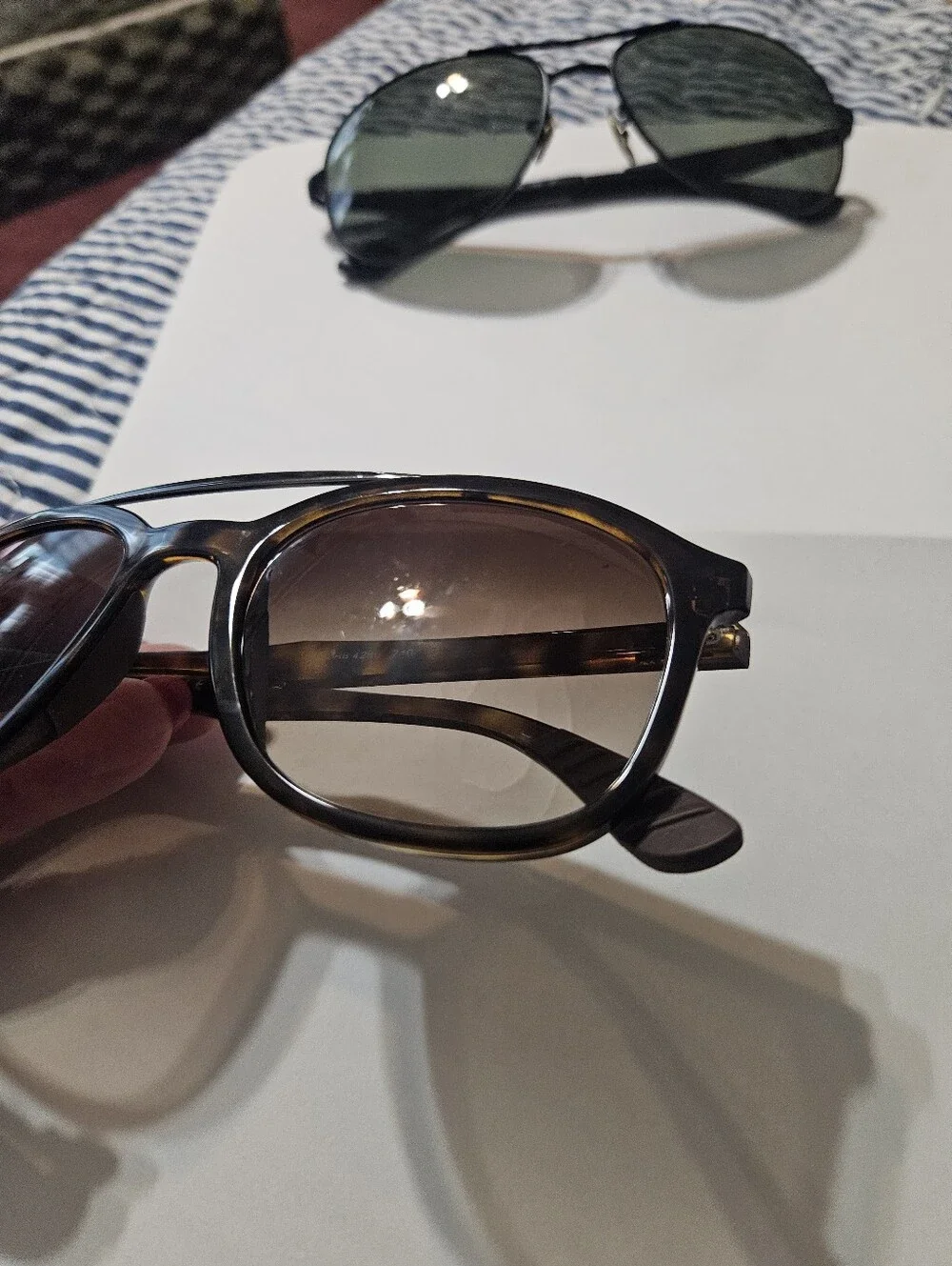 2 Pair Of Ray Ban Sunglasses